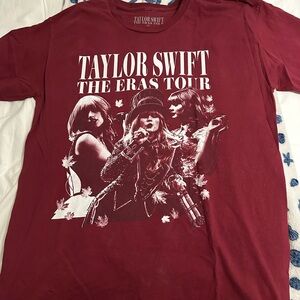 Taylor Swift Maroon The Eras Tour Tee